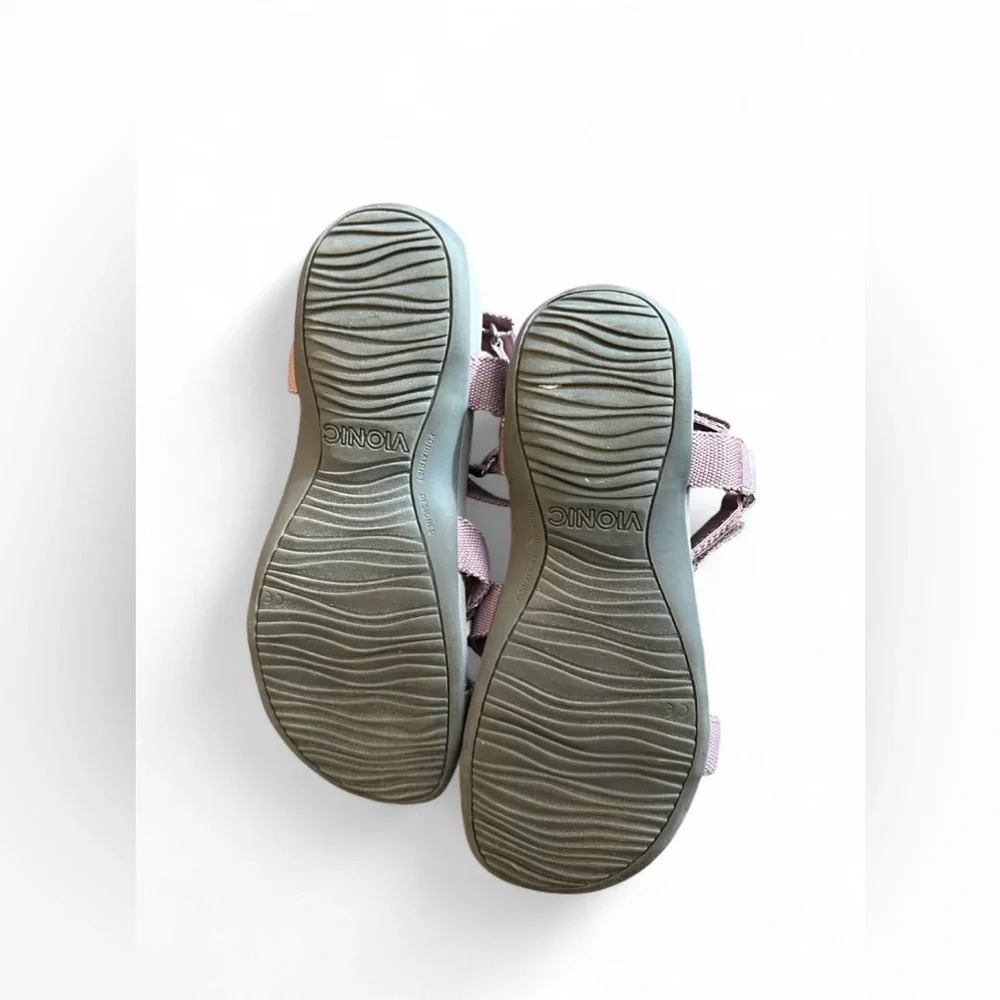 Vionic Candace Webbed Sport Sandal Pink 8 - Picture 5 of 7